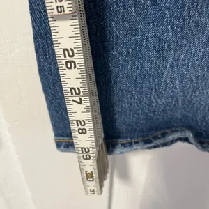 Levi’s 70’s High Flare Manufactured Distressed blue denim jeans size 27 thumbnail 9