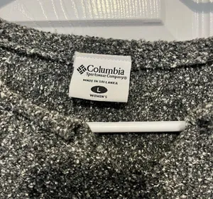 Columbia grey black sweater size large thumbnail 3