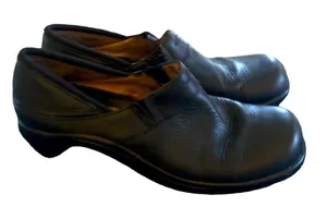 Ariat Santa Cruz Clog Black Pebble Leather Work Shoe 93905 Women's Size 9 thumbnail 1