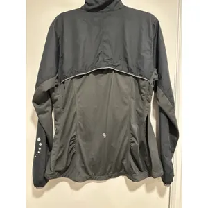 EUC Mountain Hardwear Women SzXL Kor AirShell Lightweight Full Zip Black Jacket thumbnail 2