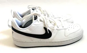 Nike DV5456 Court Borough Low Recraft White Black Kid's Size 6.5/Women's 8 thumbnail 1