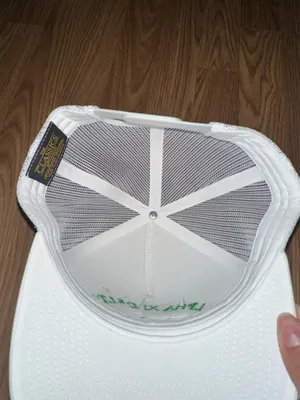 Alpha XI Delta stitched hat White thumbnail 4