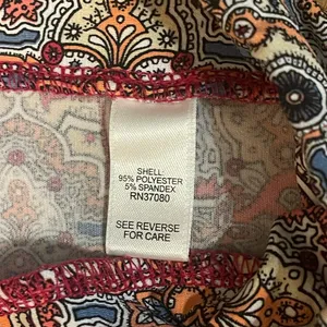 Cato Multicolor paisley Wide Leg Pants palazzo pants woman’s large thumbnail 6
