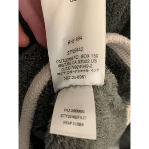 Patagonia Re-Tool snap T fleece pullover gray women's size large 25442 thumbnail 6