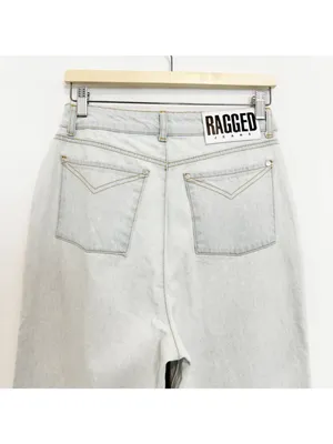 The Ragged Priest Dad Jeans Size 30 Light Wash Cotton‎ Baggy Y2K Grunge Slouchy thumbnail 8