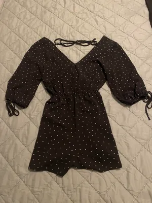 Speechless Black Romper thumbnail 2