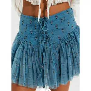 Free People FP One Blossom Mini Skort Medium thumbnail 7