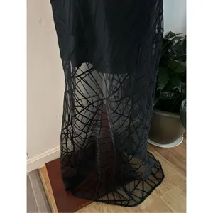 Zara black evening dress size medium thumbnail 2