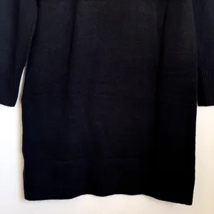 NEW J. Crew Sz M Extra Soft Mockneck Wool Blend Sweater Mini Dress Black‎ BU755 thumbnail 7
