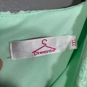 Dressystar Mint Green Lace Dress Coquette Romantic - 2XL - Women's Plus Size thumbnail 4