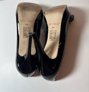 Black patent leather heels Size 6.5 thumbnail 7