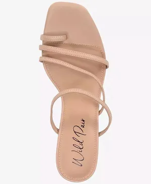 Wild Pair Nude Strappy Heels thumbnail 2
