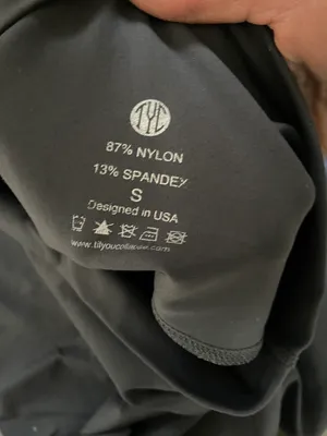 Til You Collapse Gray High Waist Leggings small thumbnail 3