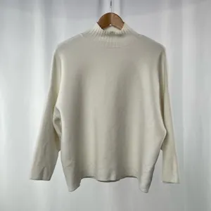 Zara Soft High‎ Neck Sweater in Ivory Size Small thumbnail 6