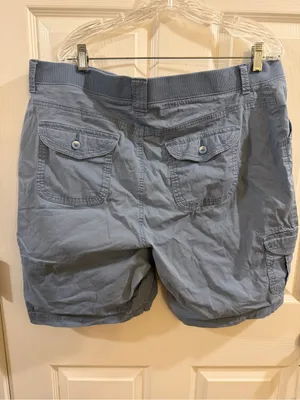 Lee Women's Light Blue Cargo Shorts thumbnail 6