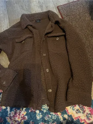 32 heat Cozy Brown Sherpa Shacket - Women's Jacket thumbnail 2