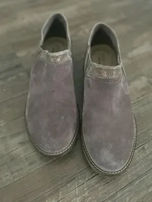 Clarks Collection Ultimate Comfort Taupe Suede Slip On Loafers Women Size 9.5 thumbnail 5