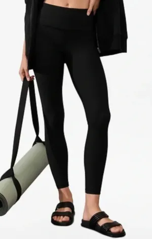 Athleta Elation Ultra High Rise Rib Legging Sz Large Yoga Pilates Pickleball thumbnail 1