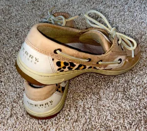 Sperry Angelfish Leopard Jacquard Slip-On Boat Shoe thumbnail 7