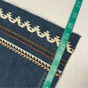 G‎ by Giuliana Embroidery Jeans Blue Size 0 thumbnail 4