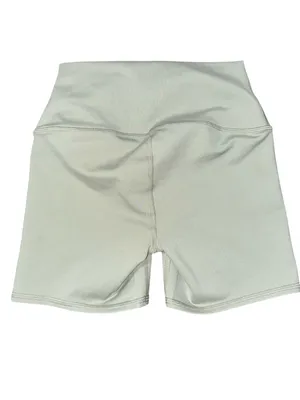 Alo Yoga Women’s Size XS Limestone Green 5" Airbrush High Waist Biker Shorts thumbnail 7