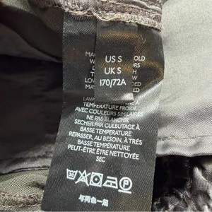 Anthropologie Shimmer Cargo Jogger Pants Womens Small Green Metallic Utility thumbnail 8