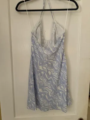 Abercrombie Halter Ruched Mini Dress thumbnail 6