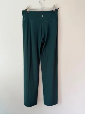 Athleta Elation Ultra High Rise Straight Leg Pants Small Pine Green thumbnail 3
