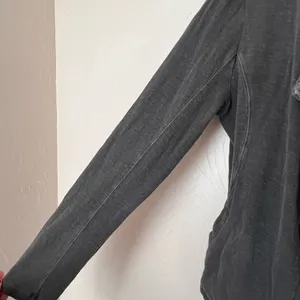 Anthropologie Saturday Sunday grey moto jacket size M thumbnail 3
