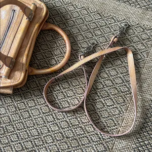 Non Signe Y2K Satchel Handbag Metal Accents Crossbody Strap thumbnail 8