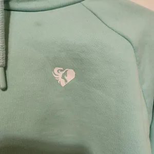 Women's Best Mint Green Athleisure Pullover Cropped Hoodie Sweatshirt Large thumbnail 5