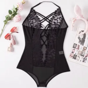 Strappy Bodysuit Teddy Lingerie. New thumbnail 7
