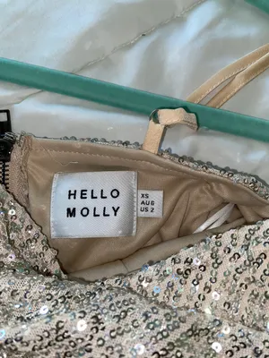 Hello Molly Silver Cowl Neck Dress thumbnail 4