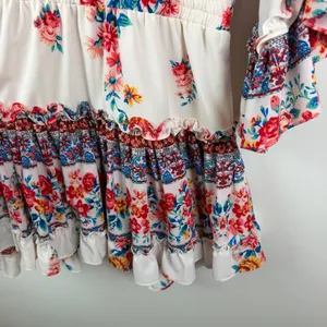 MISA Los Angeles‎ Ximena Mini Dress Size XS Floral Smocked Boho Flowy Festival thumbnail 5