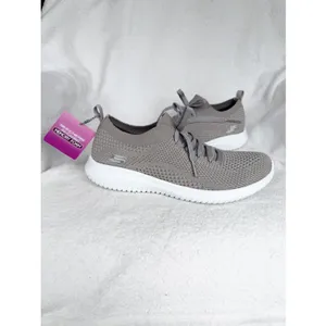 NWT Skechers Womens 8.5 Ultra Flex Statements 12841 Casual Shoes Sneakers Taupe thumbnail 2