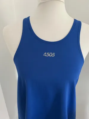 ASOS Blue Tank Top with Green Side Panel thumbnail 5