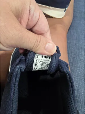 Sorel Womens Out N About Canvas Waterproof sneakers Size 8 Blue Walk Hike Camp thumbnail 7