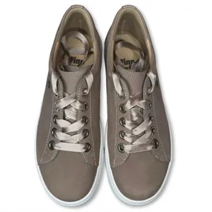 Finn Comfort El Paso Lace Up Shoes US 8.5 UK 6 Neutral Nubuck Suede Leather $435 thumbnail 3