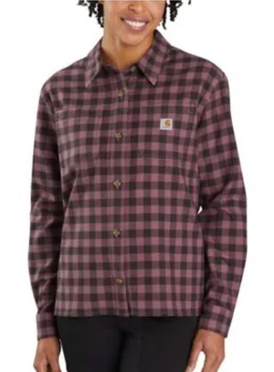 Carhartt Rugged Flex Loose Fit Midweight Flannel Long Sleeve Plaid Shirt thumbnail 1