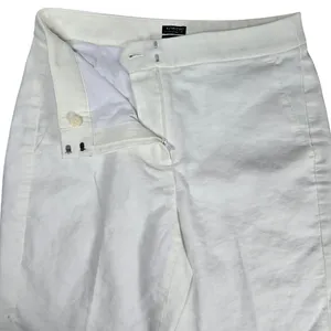 J. Crew Kate straight-leg pant in stretch linen blend White 2 BF407‎ thumbnail 4