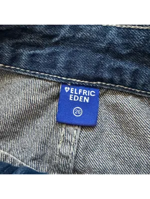 Aelfric Eden Wide Leg Denim Jeans Baggy Distressed Floral Patch Women's Size 26 thumbnail 5