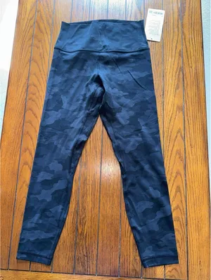 Lululemon Align High Rise 25” Heritage Camo Black H3DC Size 8 NWT thumbnail 3