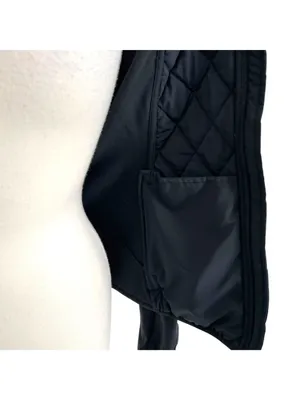Athleta Upside Quilted Jacket Black Athleisure Sporty Minimalist Techwear XS thumbnail 15