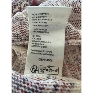Free People Oh My Baby Mesh Tee L NWOT Sheer Y2K Fairy Grunge Top Red Floral thumbnail 7
