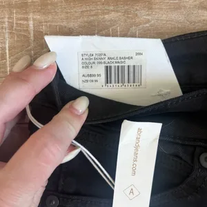 Abrand high waisted skinny jean size 26 thumbnail 6