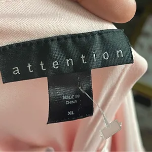 ATTENTION | Pink Satin Accordion Pleated Tiered Midi Dress Sz XL thumbnail 8