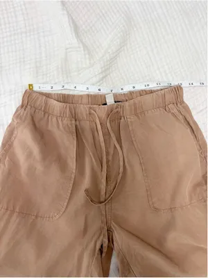 Women's Thread & Supply Brown Cargo Pants S Tencel thumbnail 5