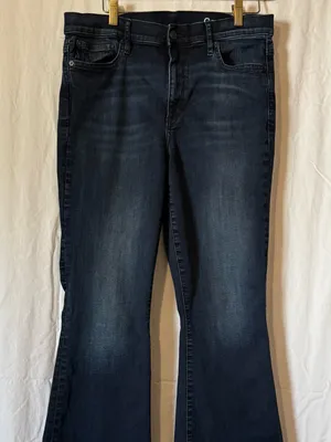 Gap 1969 Slim Flare Jeans – Women’s 32R – Blue Black thumbnail 1