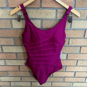 DKNY Women's One-Piece Starburst Swimsuit Size Small NWT thumbnail 2