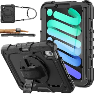 IPAD Mini Case Seymac Screen Protector Pencil Holder Black thumbnail 5